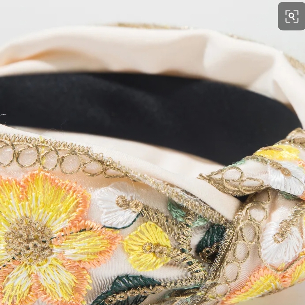Colorful Floral Embroidered Headbands - Picture 11 of 17
